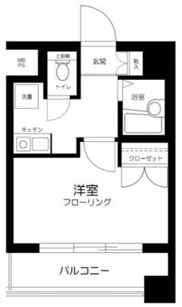 恵比寿駅 徒歩5分 2階の物件間取画像